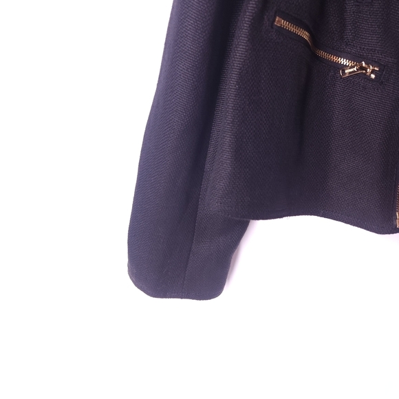 Lauren Ralph Lauren Linen blend Moto Jacket - Picture 4 of 9